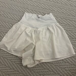 Aerie White Athletic Shorts
